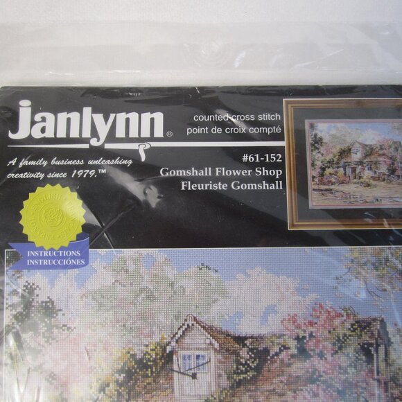 Janlynn GOMSHALL FLOWER SHOP Counted Cross Stitch Kit 61-152 - 15"x 12” - Picture 2 of 8